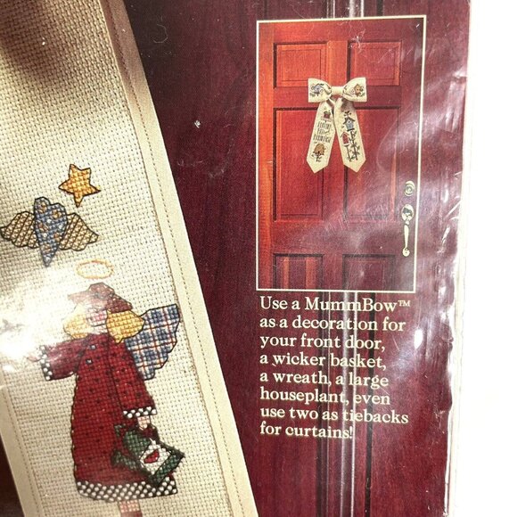 Dimensions Front Door Bow 17" Cross Stitch Kit #72292 Debbie Mumm Bows - Picture 5 of 10